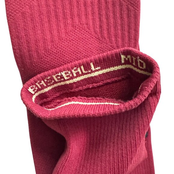 Stance MLB diamond pro Authentic Collection Over-The-Calf Red Baseball Socks XL - Picture 10 of 11